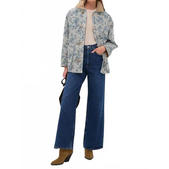 NEW HUNTER BELL barn jacket in cornflower toile - Picture 4 of 5